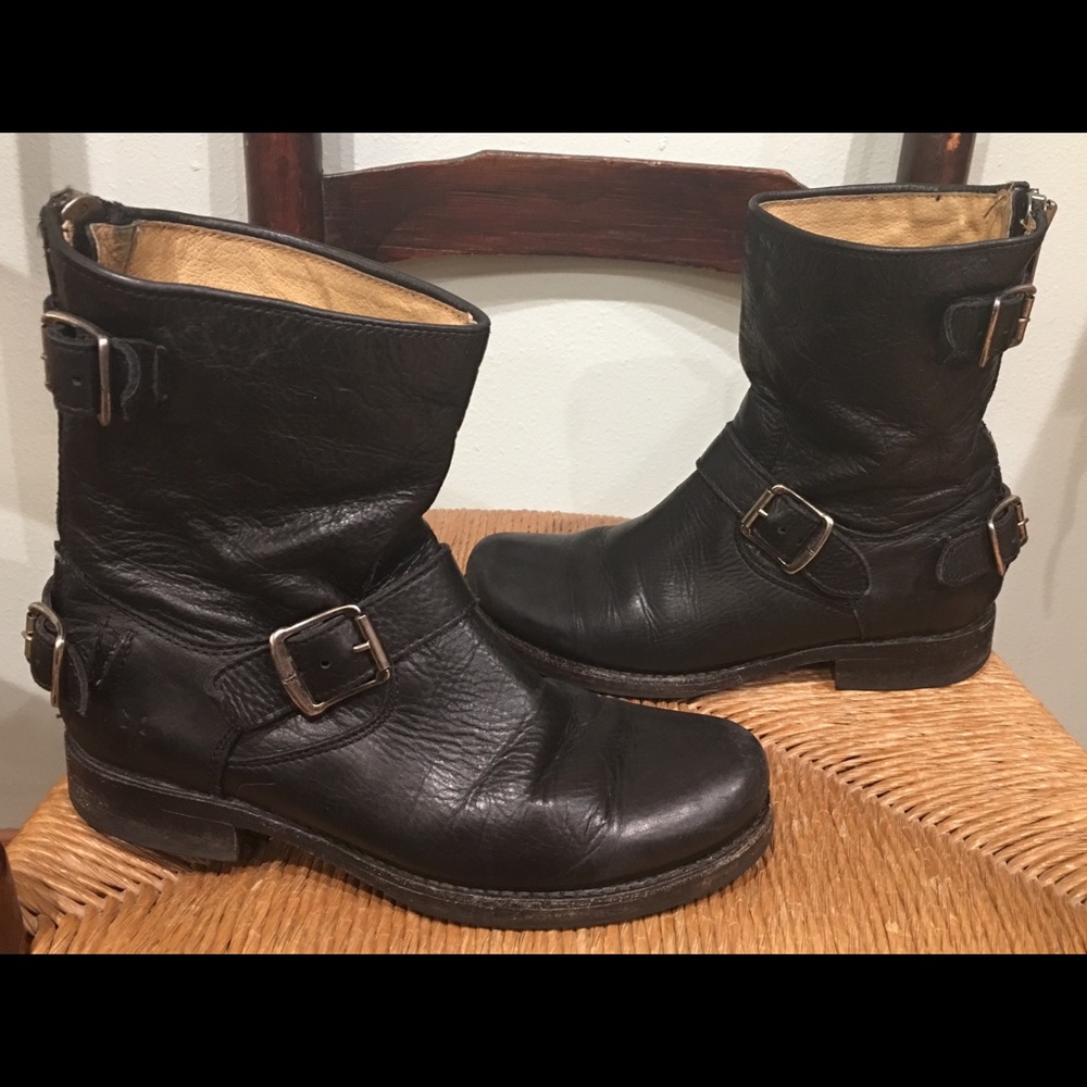 Frye Moto Boots